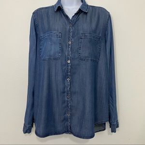 Staccato. Ladies Size Small Blue Long Sleeve Top